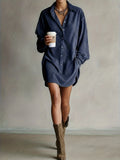 Juliet | Oversized Button-Up Shirt Dress