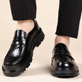 Xavier | Men's Leather Loafers with Penny Strap