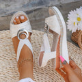Women's Platform Sandals — Layla Ring Detail Espadrille