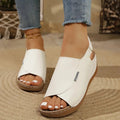 Women's Platform Sandals — Molly Slingback Wedge Fashion