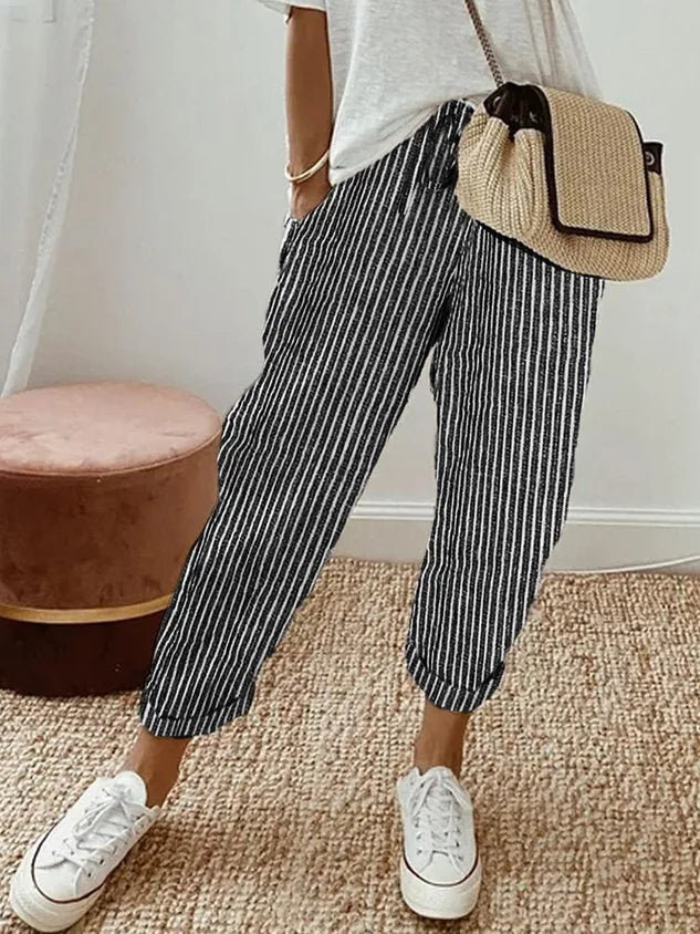 Emma | Relaxed Anti-Sweat Linen Pants