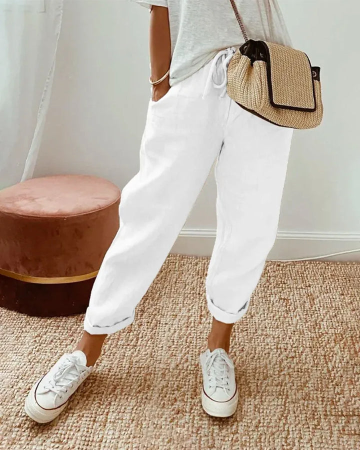 Emma | Relaxed Anti-Sweat Linen Pants