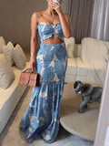 Beatrice | Stylish Ruched Bandeau Dress With Tie Detail
