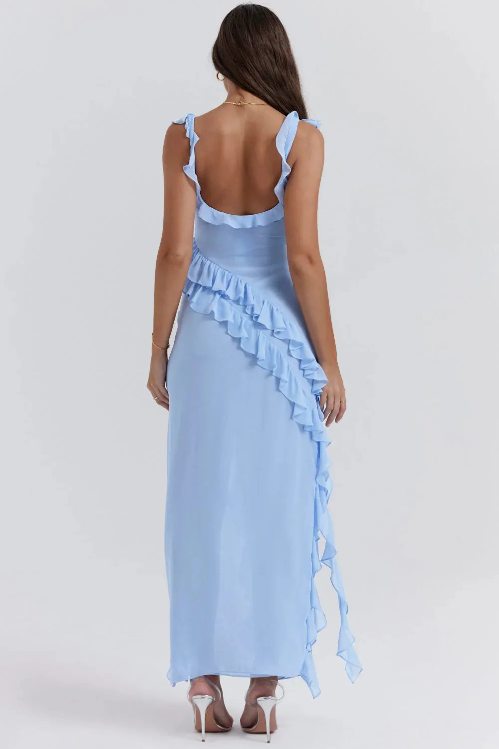 Miranda | Elegant Ruffle Wedding Guest Dress Summer