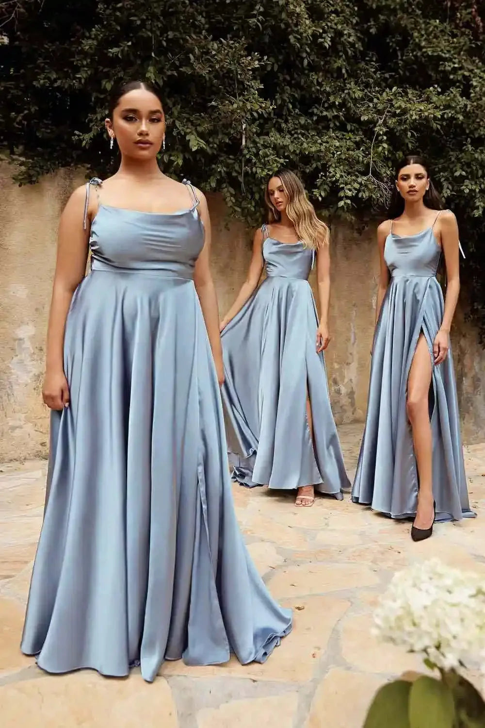 Lydia | Elegant Wedding Guest Dress With Spaghetti Straps