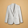 Women's Single Button Professional Blazer — Faith Classic Lapel