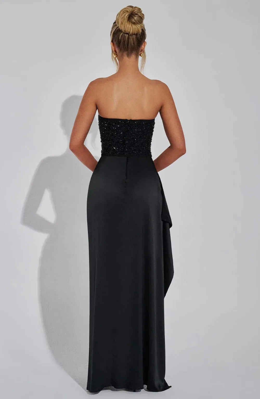 Grace | Strapless Sweetheart Corset Evening Gown Maxi Dress