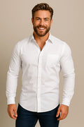Kieran | Classic Long-Sleeved Shirt with Structured Fit