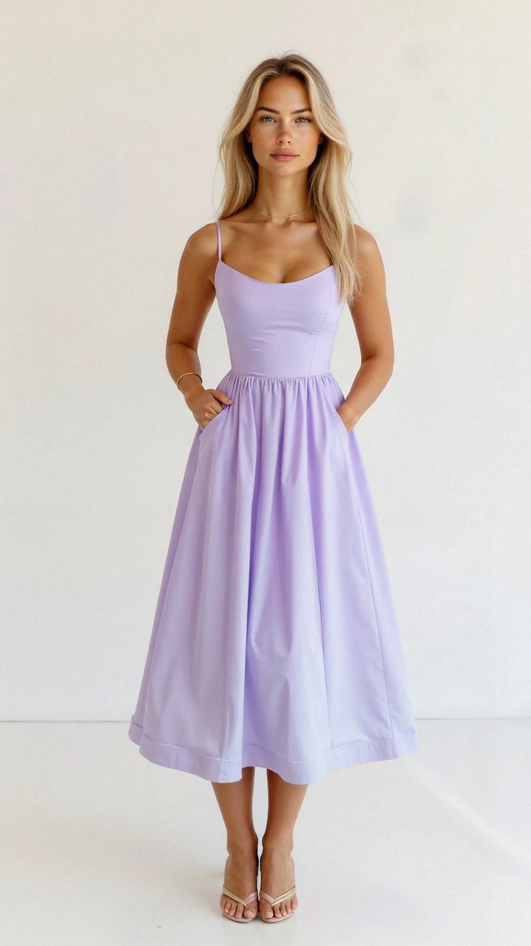 Juliet | Elegant Sweetheart Midi Dress