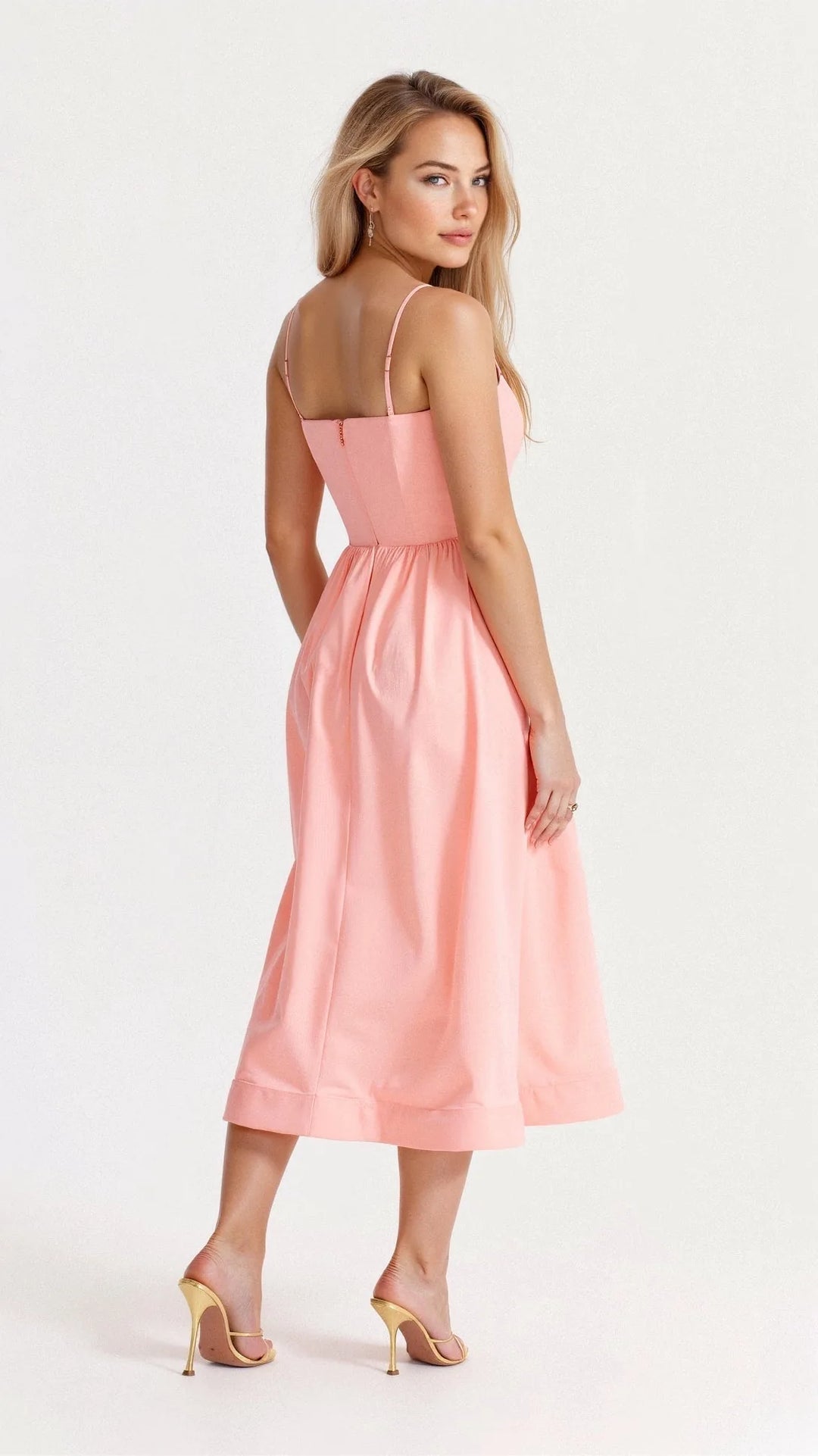 Juliet | Elegant Sweetheart Midi Dress