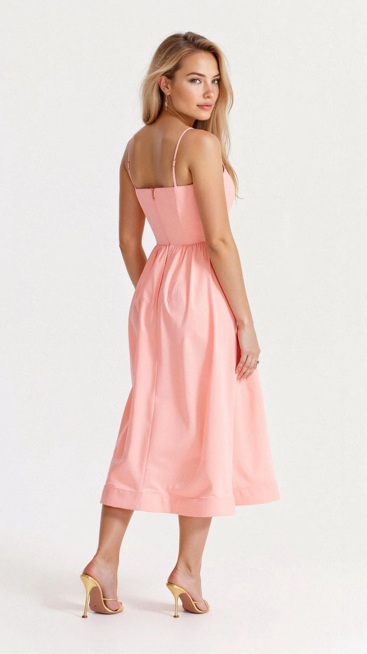 Juliet | Elegant Sweetheart Midi Dress