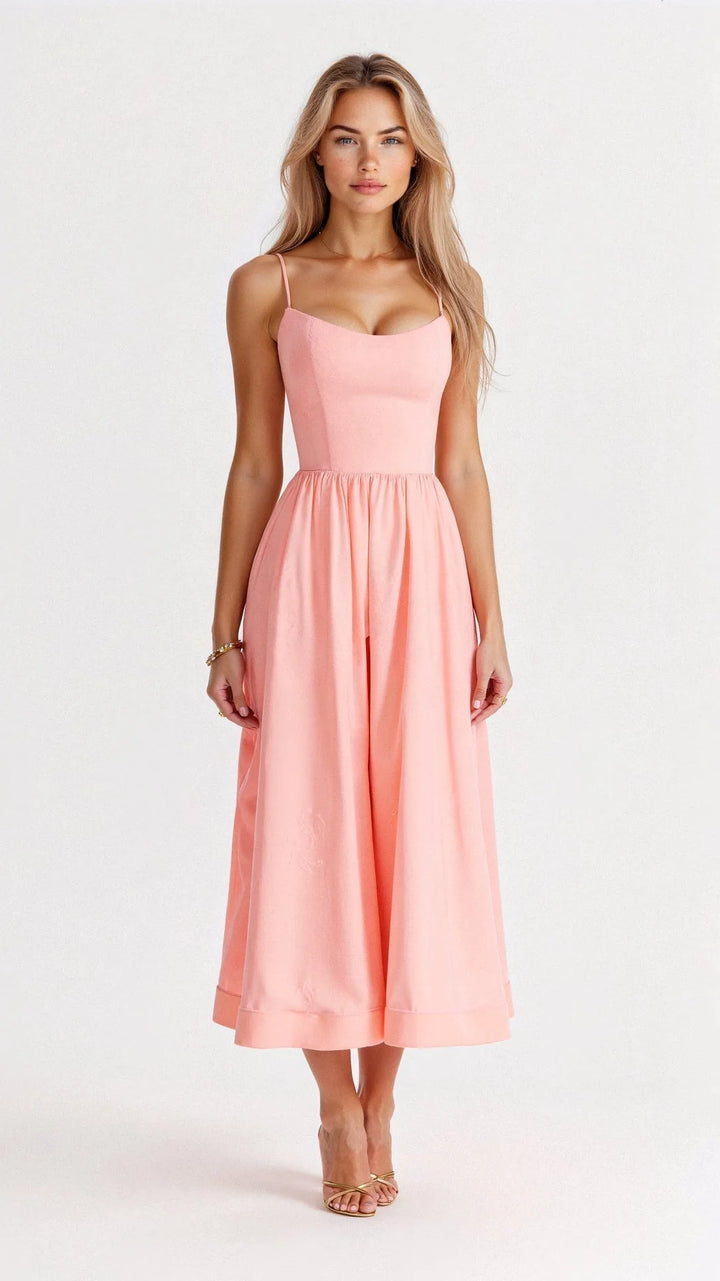 Juliet | Elegant Sweetheart Midi Dress