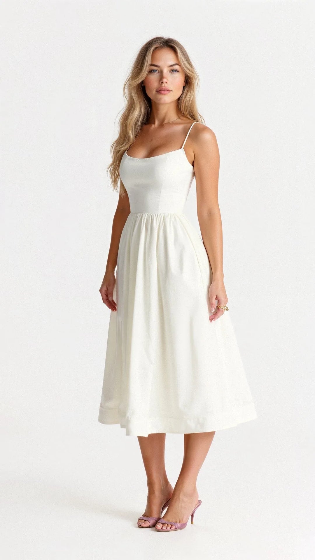 Juliet | Elegant Sweetheart Midi Dress