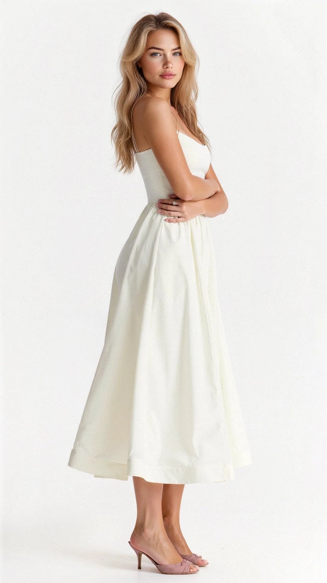 Juliet | Elegant Sweetheart Midi Dress