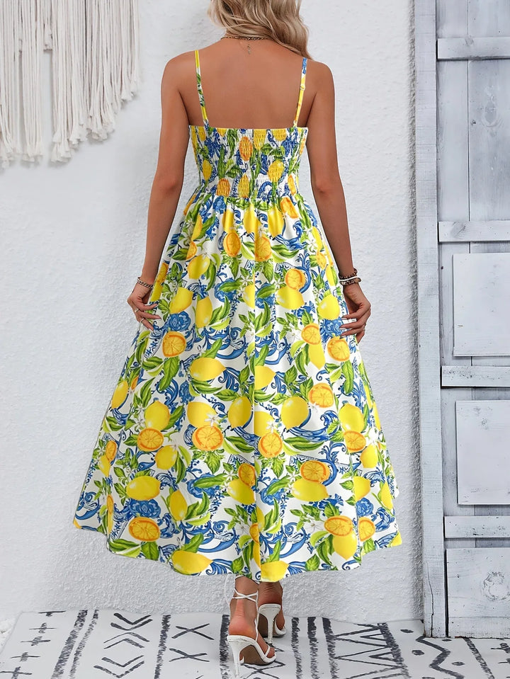Octavia | Elegant Lemon Dress