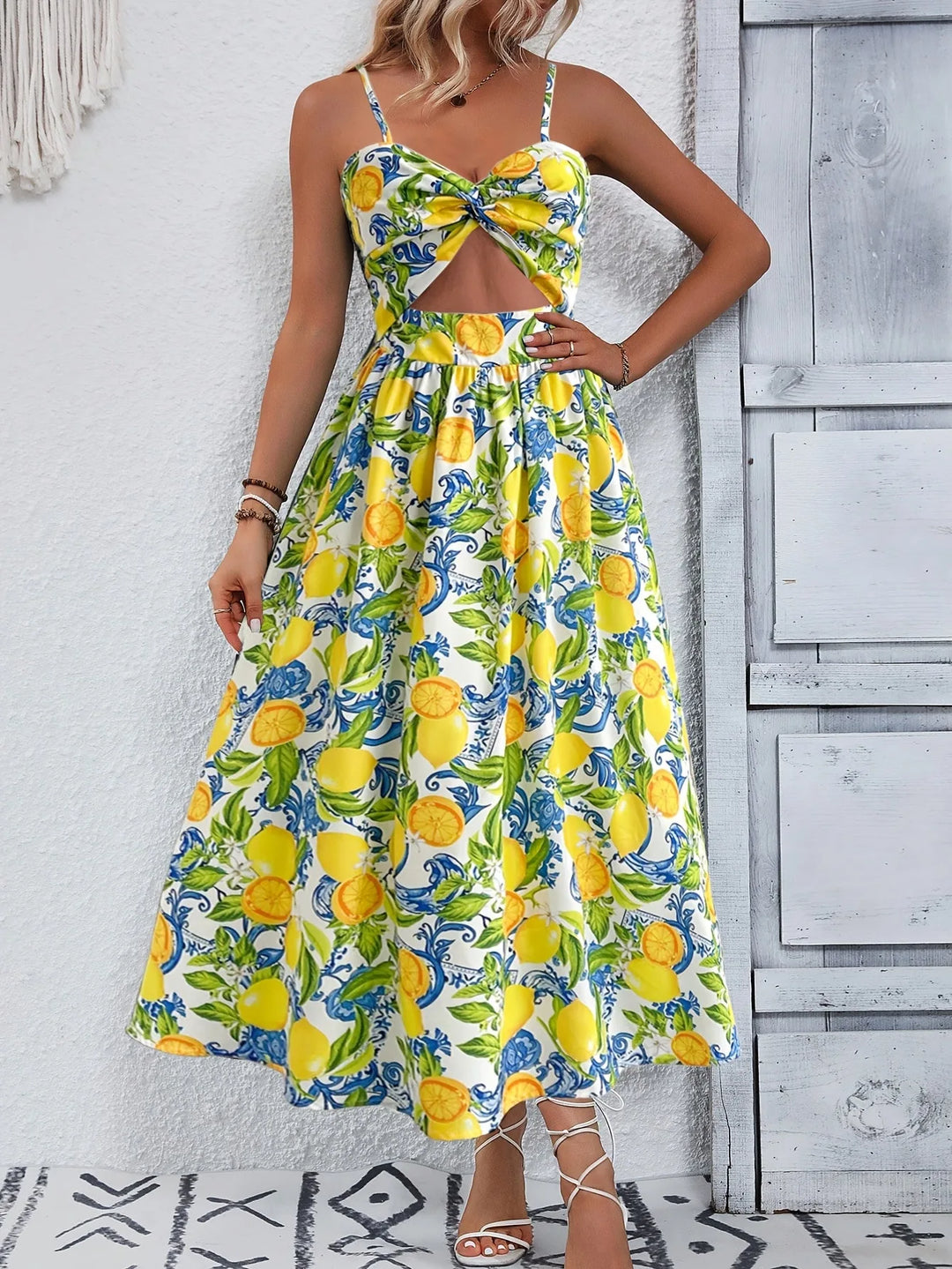 Octavia | Elegant Lemon Dress
