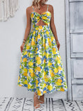 Octavia | Elegant Lemon Dress