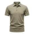 Theo | Textured Weave Short Sleeve Polo Shirt