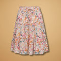 Stella | Floral Tiered Ruffle Skirt with Drawstring