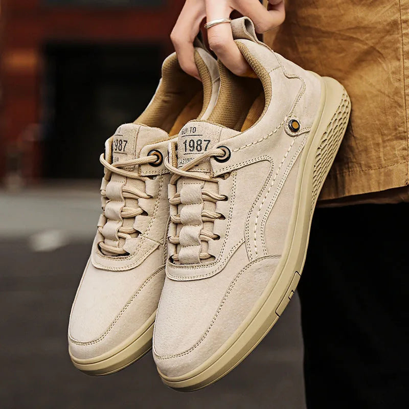 Matteo | Stylish Suede Sneakers with Vintage-Inspired Design