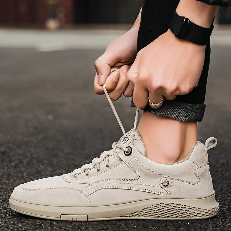 Matteo | Stylish Suede Sneakers with Vintage-Inspired Design