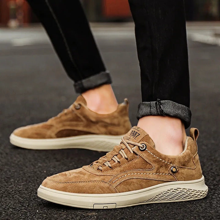 Matteo | Stylish Suede Sneakers with Vintage-Inspired Design
