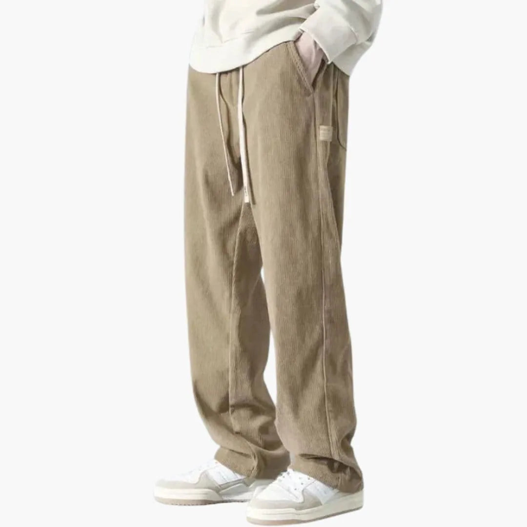 James | Wide Leg Corduroy Pants for Men