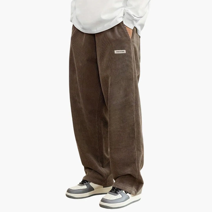 James | Wide Leg Corduroy Pants for Men
