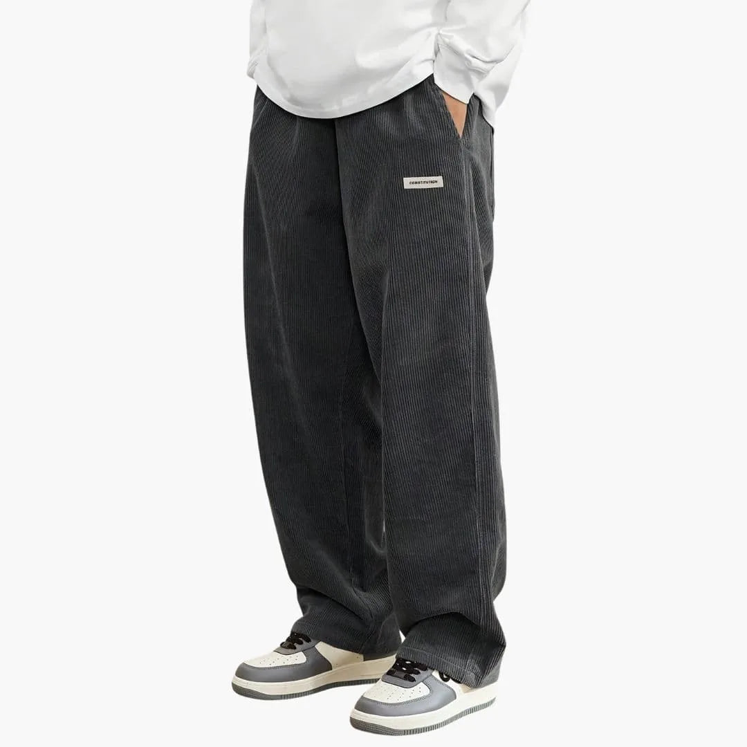 James | Wide Leg Corduroy Pants for Men