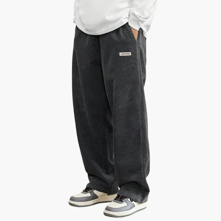 James | Wide Leg Corduroy Pants for Men