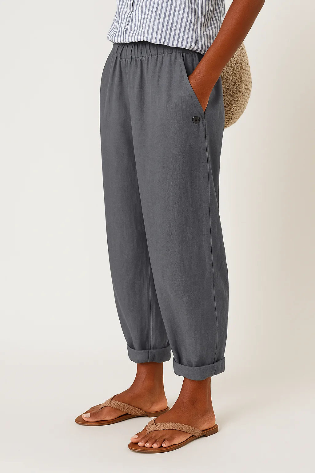 Esme | Stylish Wide Leg Pants with Elastic Waist
