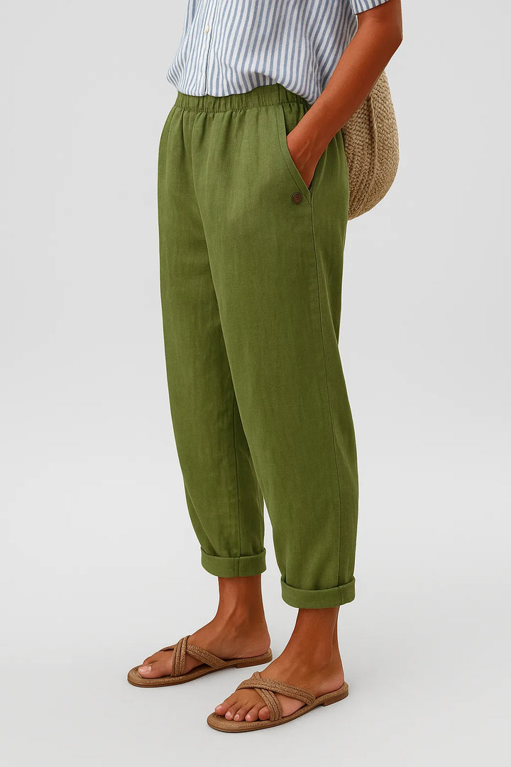 Esme | Stylish Wide Leg Pants with Elastic Waist