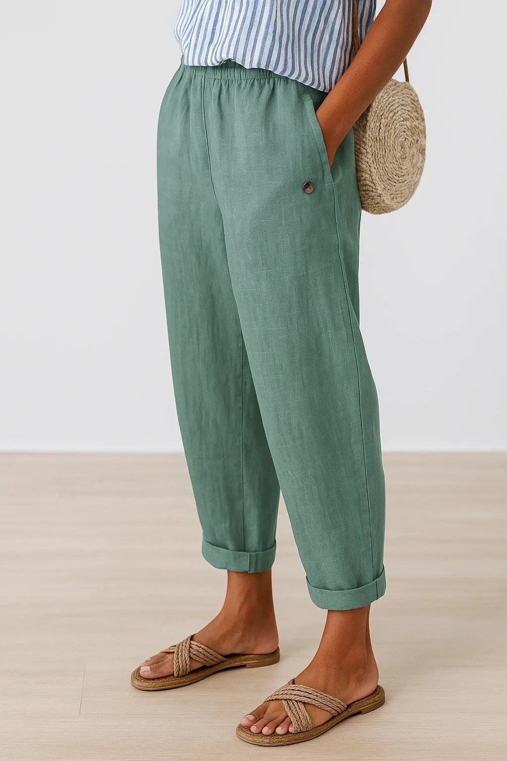 Esme | Stylish Wide Leg Pants with Elastic Waist