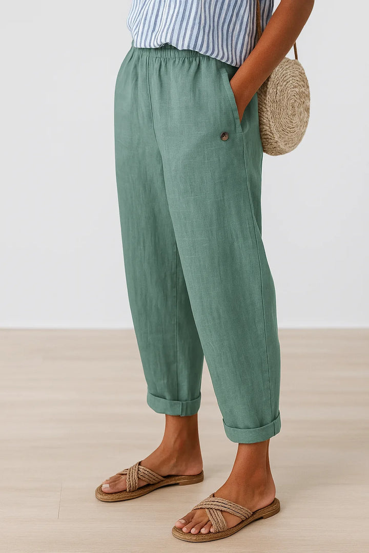 Esme | Stylish Wide Leg Pants with Elastic Waist