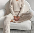 Women's Ribbed Lounge Set — Riley Two-Piece Matching Knit