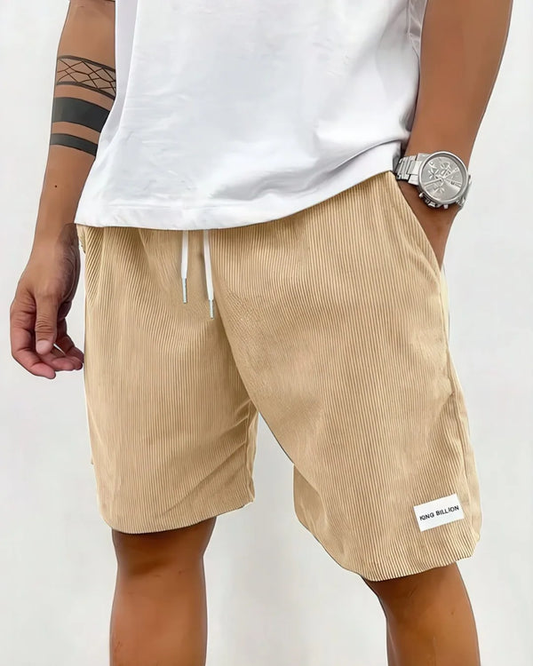 Xavier | Relaxed Fit Men's Shorts Drawstring Corduroy